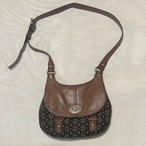 Brown and Black Purse